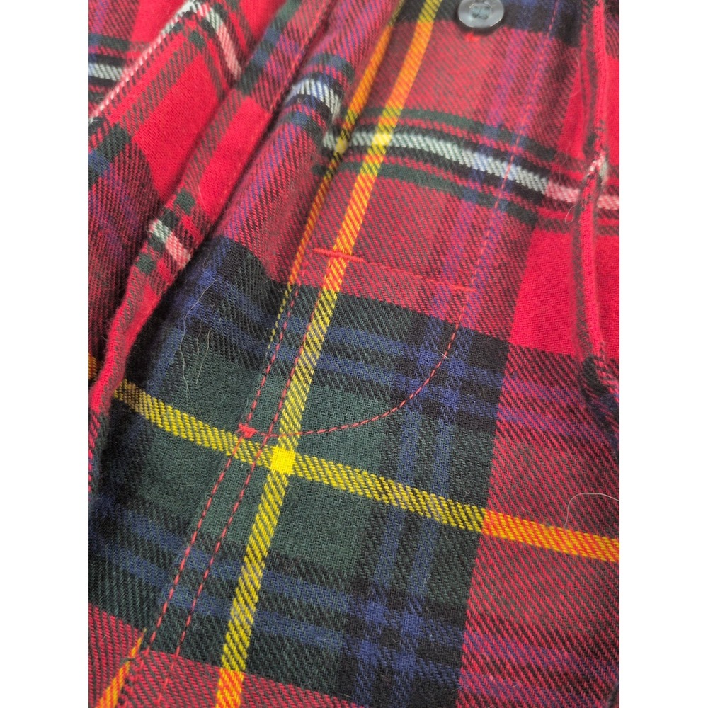 SOFT PAJAMA PANTS LOT 2🚨Polo Ralph Lauren S Men Sleep Red Plaid Flannel POCKETS - Picture 7 of 10
